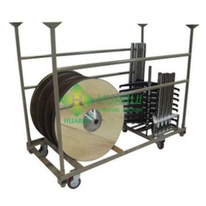 trolly table stackable